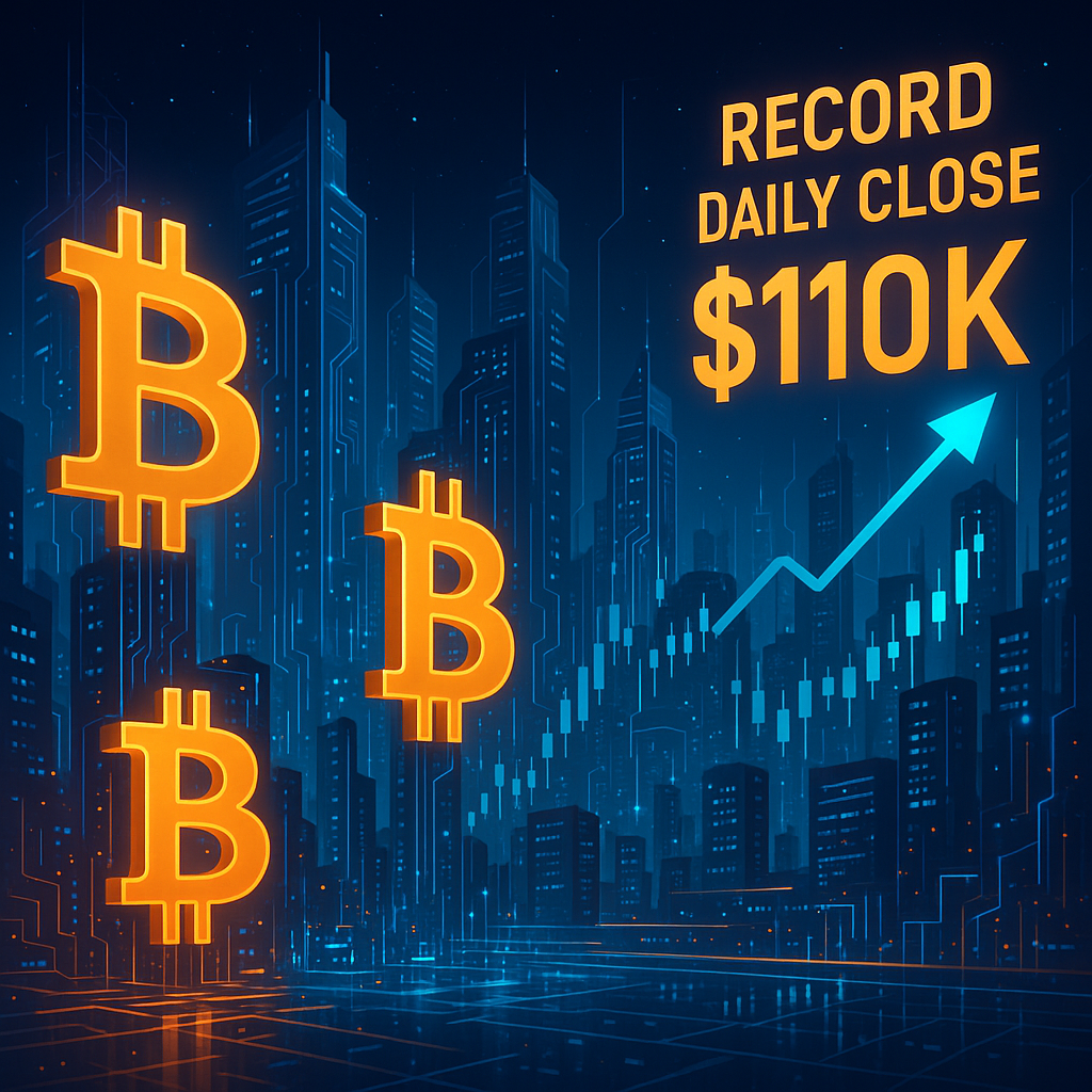 Bitcoin Σπάει Ρεκόρ Κλεισίματος με $110K – Επόμενο Σημαντικό Επίπεδο για BTC