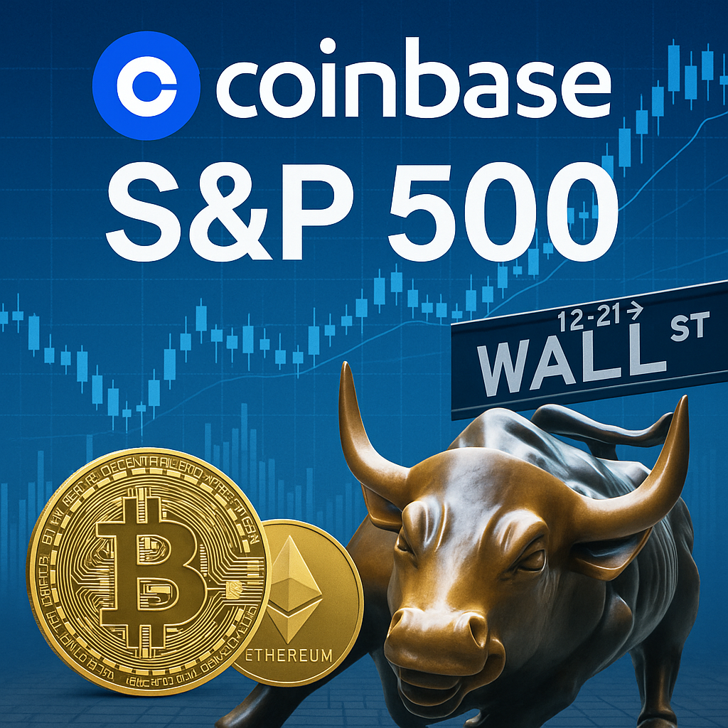Η Coinbase στον S&P 500: Ο Κόσμος των Κρυπτονομισμάτων Εισβάλλει στη Wall Street