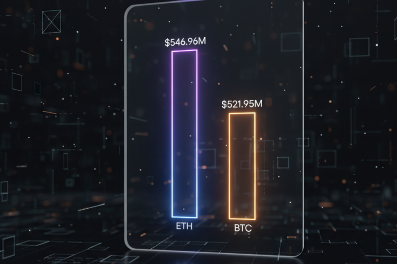 Το Ethereum ξεπέρασε το Bitcoin στις Εισροές ETF με $546,96 Εκατομμύρια!