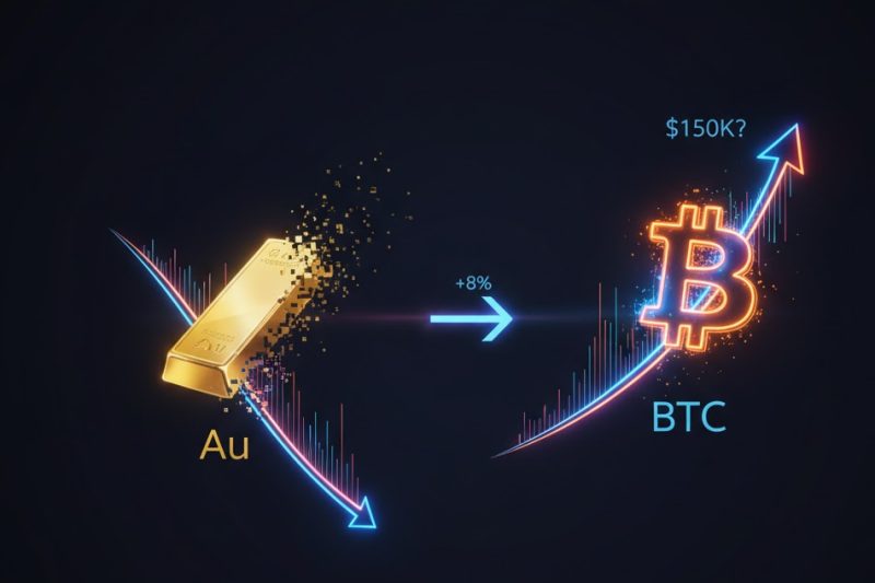 Bitcoin: Θα γίνει ο «Ψηφιακός Χρυσός» μετά την πτώση της τιμής του Χρυσού;