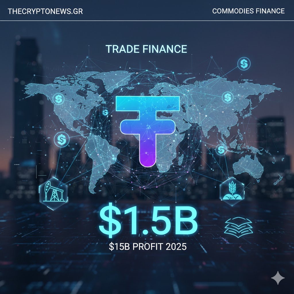 Tether: Τεράστια Επέκταση σε Δάνεια Εμπορευμάτων | USDT & Χρηματοδότηση $1,5 δισ.