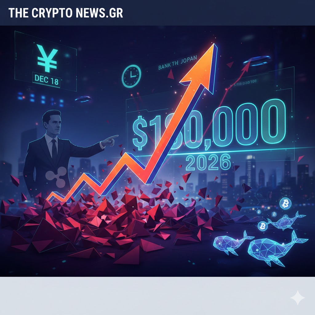 Bitcoin: Ο CEO της Ripple Βλέπει $180K - Τι Συμβαίνει με Yen Carry Trade & BOJ