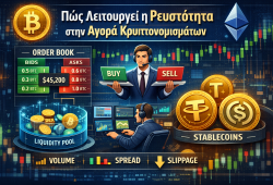 Πώς Λειτουργεί Πραγματικά η Ρευστότητα στην Αγορά Κρυπτονομισμάτων