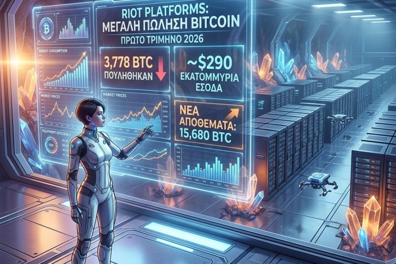 Riot Platforms: Πώληση-Μαμούθ 3.778 Bitcoin το 2026