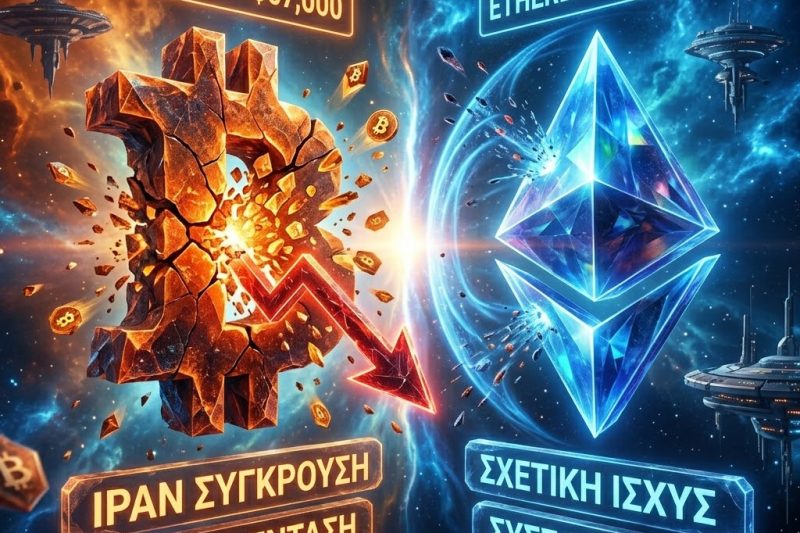 Τραμπ & Ιράν: Το Bitcoin κάτω από τις $67K – Αντέχει το Ethereum
